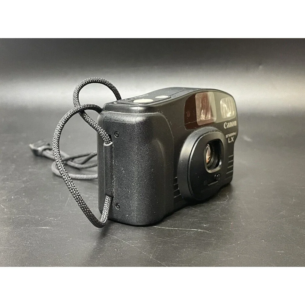 Vintage Canon Snappy LX 35mm Point & Shoot Film Camera As Is Retro Photography